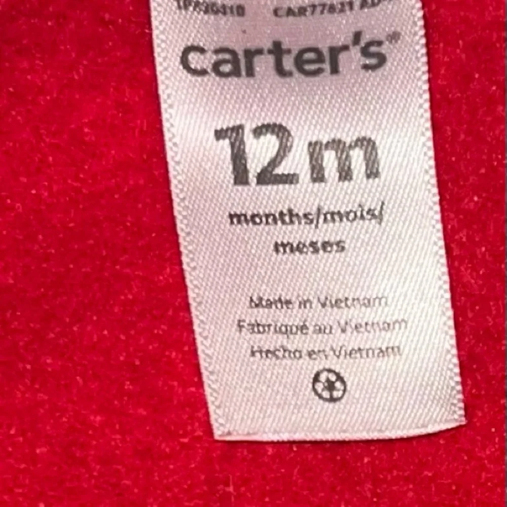 Carter's Festive Reindeer Red Sweatshirt